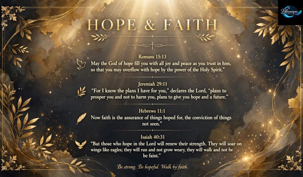 Best Bible Quotes About Hope and Faith