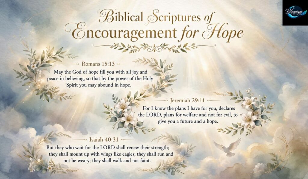 Biblical Scriptures of Encouragement for Hope