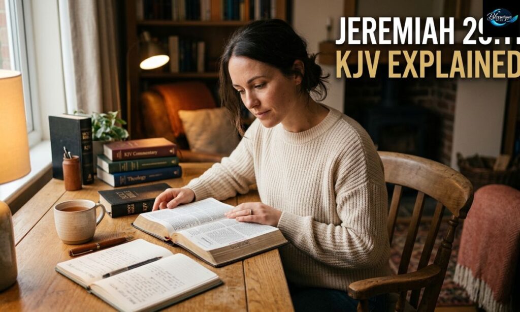 Jeremiah 29:11 King James Version Explained