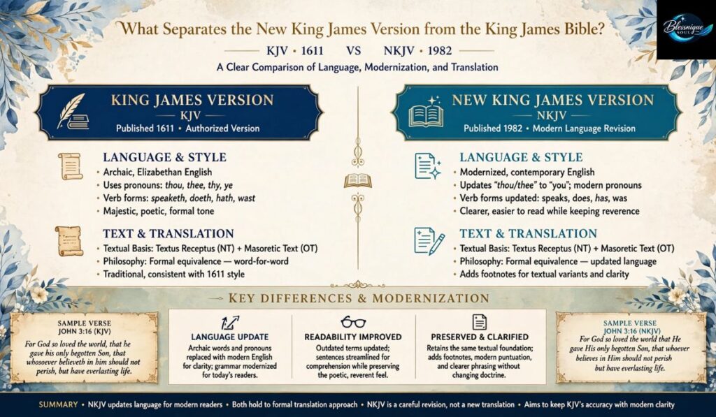 What Separates the New King James Version from the King James Bible?