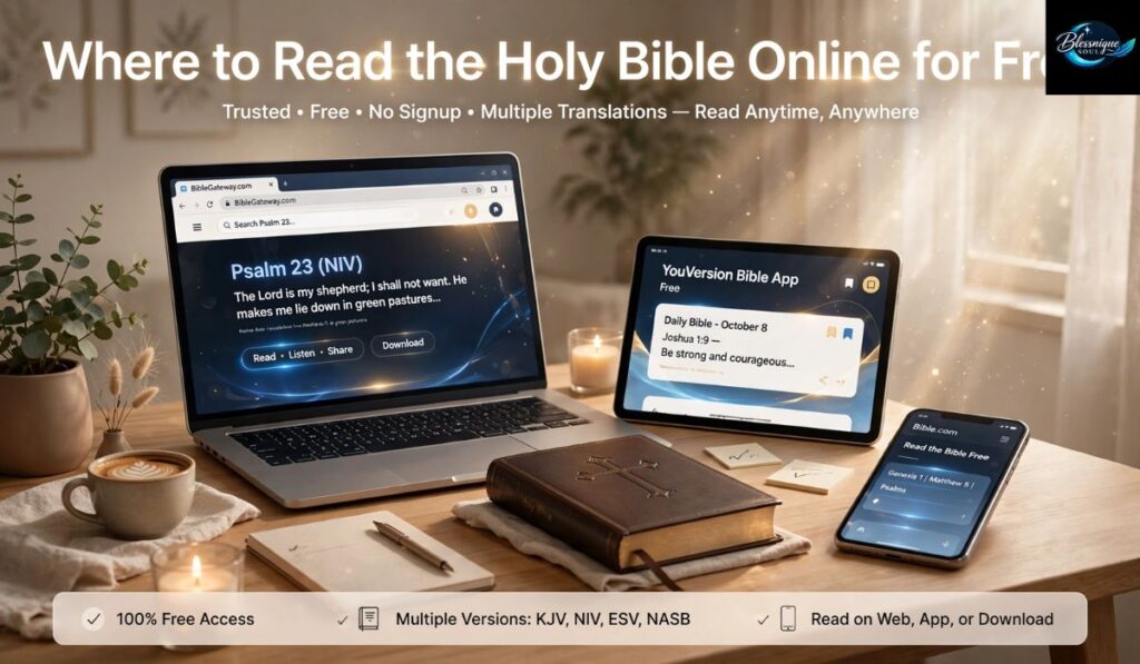 Where to Read to the Holy Bible Online for Free