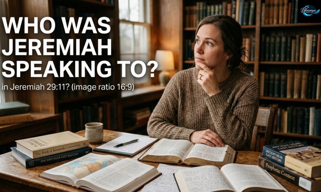 Who Was Jeremiah Speaking to in Jeremiah 29:11?