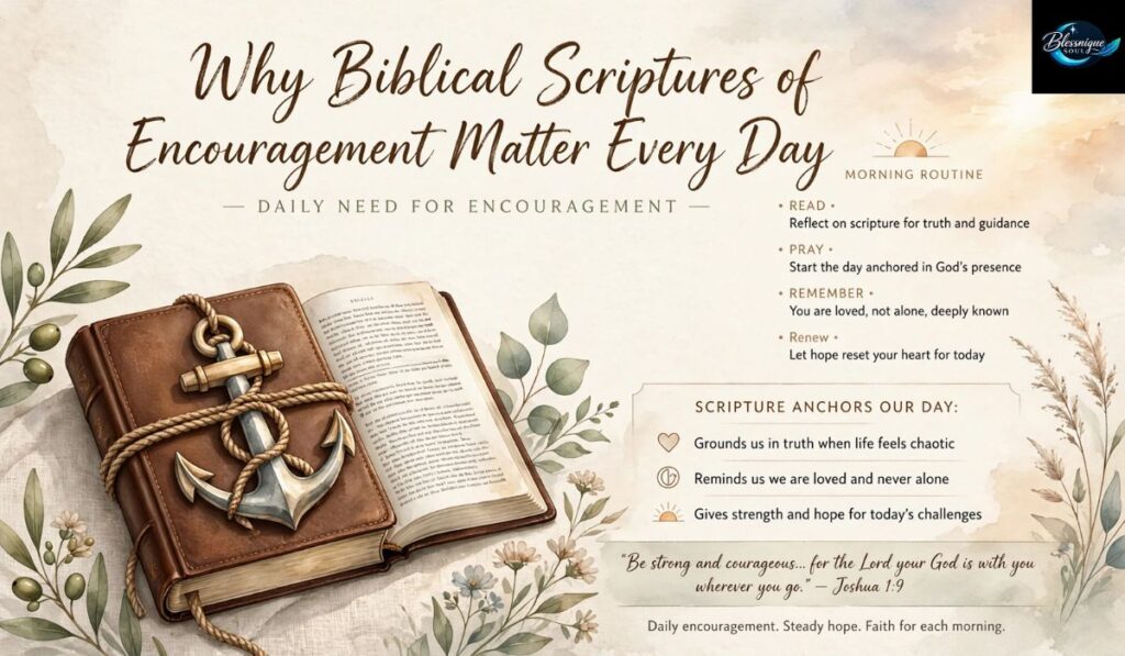 Why Biblical Scriptures of Encouragement Matter Every Day